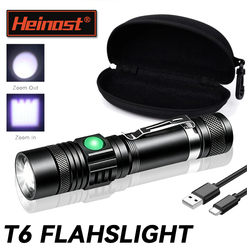 Outdoor Hunting Lights - Senter LED T6 Isi Ulang, Senter
