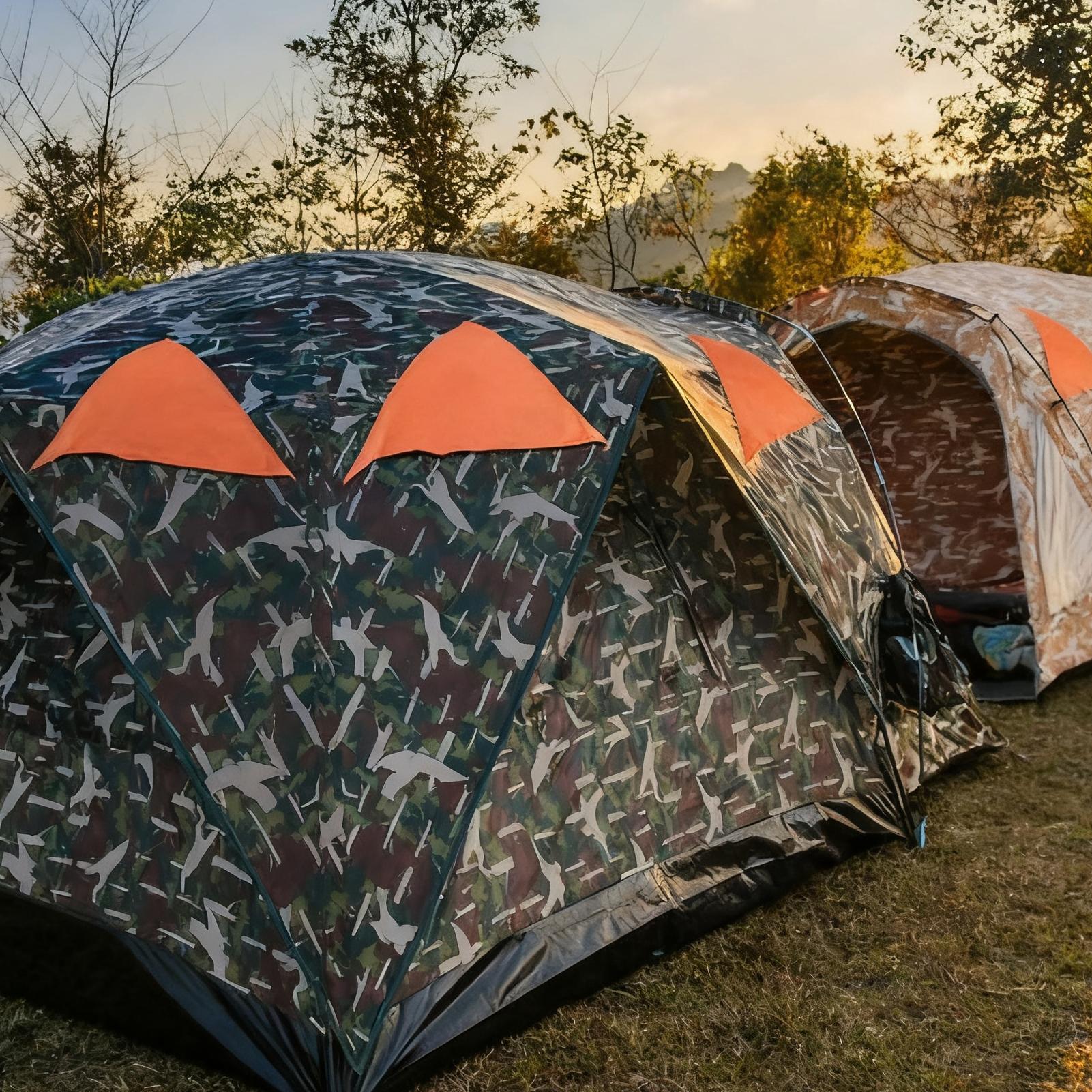 Outdoor Hunting Blinds - Panel Magnetik Oranye Terang untuk Berburu,