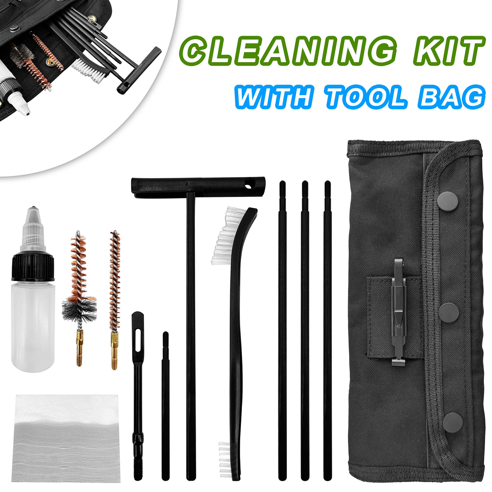 Gun Cleaning Rod - Kit Pembersih Pistol dengan Batang Sikat