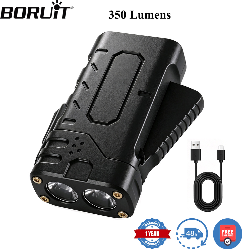 Outdoor Hunting Lights - BORUIiT Senter LED EDC dengan Engkol