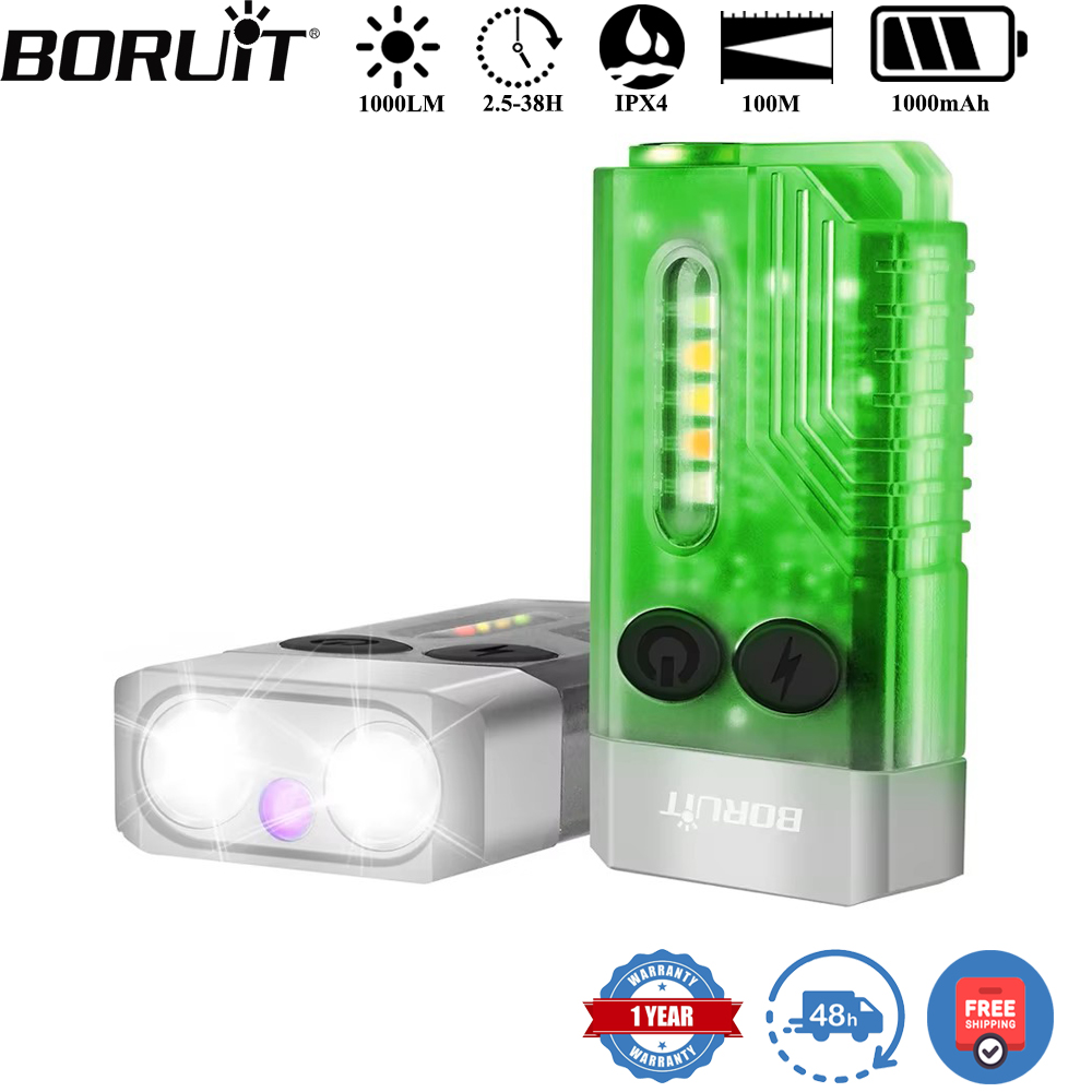 Outdoor Hunting Lights - BORUiT V10 Gantungan Kunci Senter UV