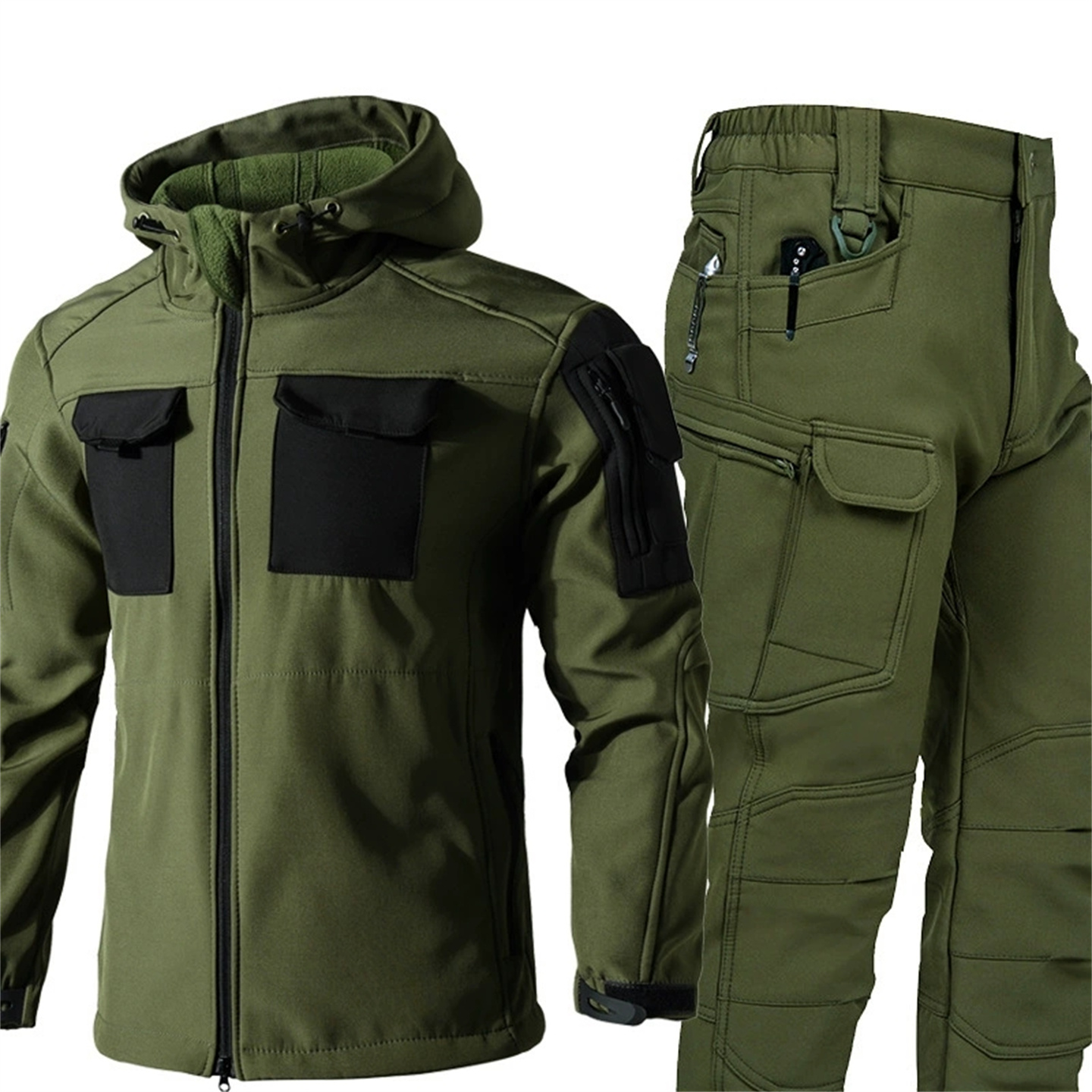 Jaket dan Celana Soft Shell Te - Outdoor Hunting Coat ulasan dan harga