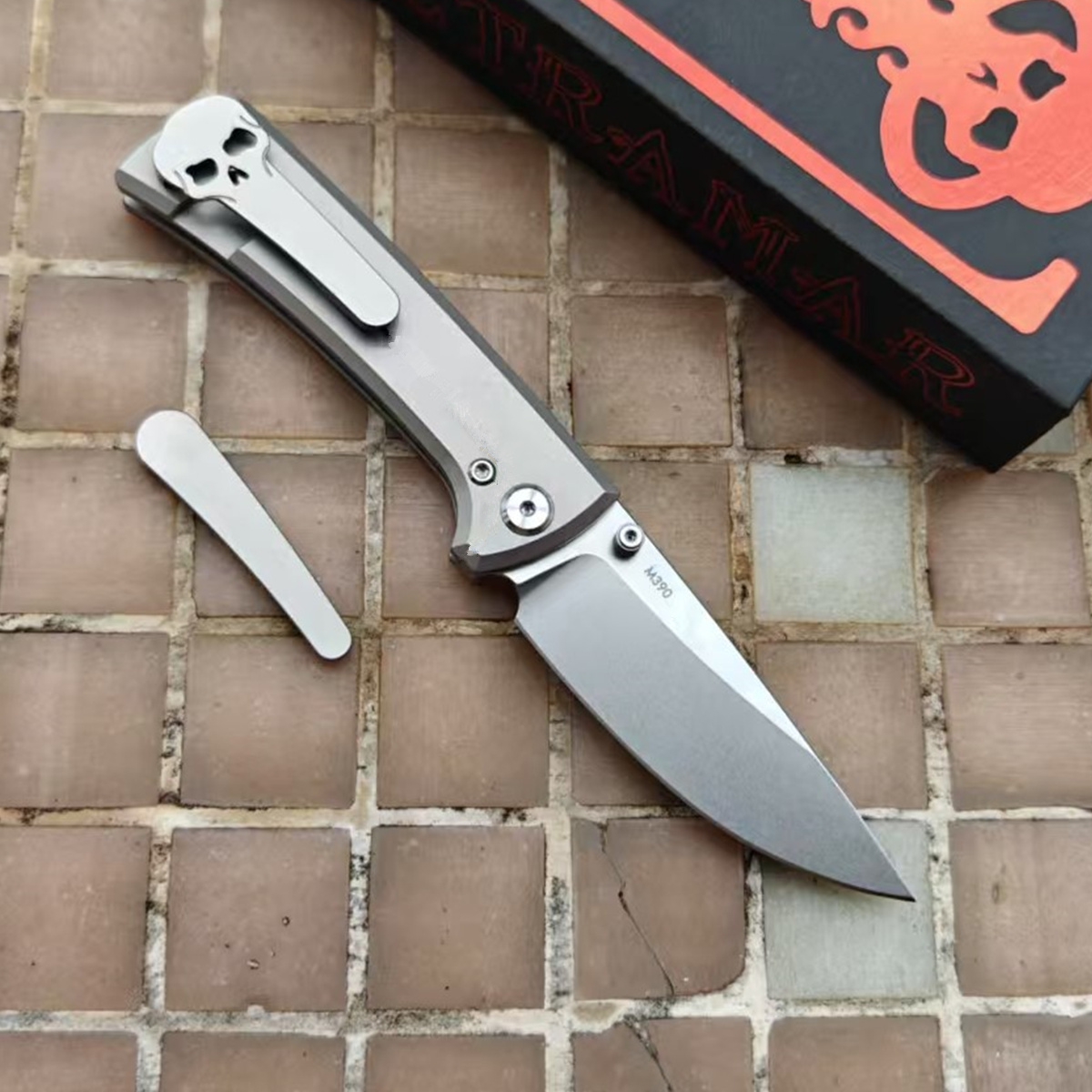 Pisau Lipat Baru Chaves Ultram - Outdoor Hunting Logo ulasan dan harga