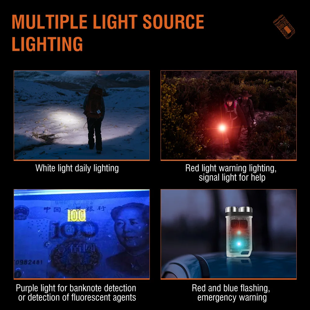 BORUiT V3 Gantungan Kunci LED  - Outdoor Hunting Lights ulasan dan harga