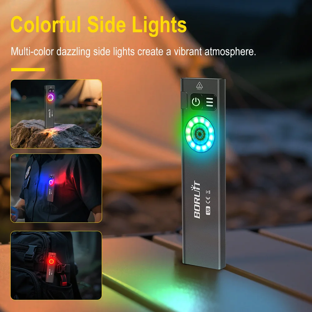 BORUiT U8 650LM EDC Senter LED - Outdoor Hunting Lights ulasan dan harga
