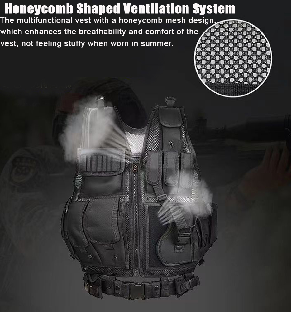 Rompi Taktis Molle yang Dapat  - Outdoor Hunting Coat ulasan dan harga