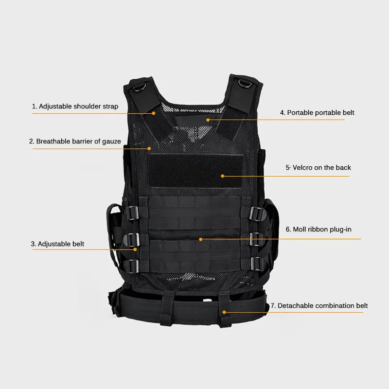 Rompi Taktis Molle yang Dapat  - Outdoor Hunting Coat ulasan dan harga