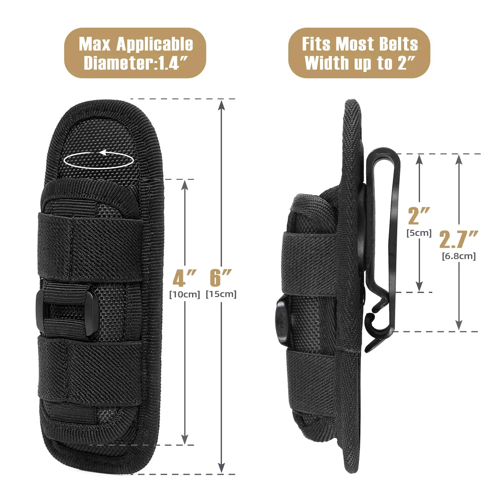 Sarung Senter Taktis Bahan Nil - Outdoor Hunting Lights ulasan dan harga