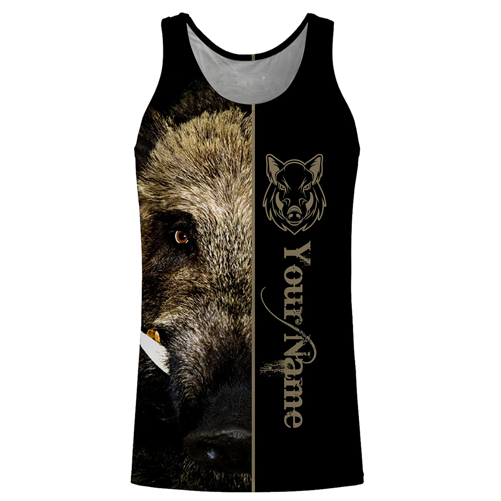Kaos Tank Top 3D Print Tanpa L - Outdoor Hunting Dog Names ulasan dan harga