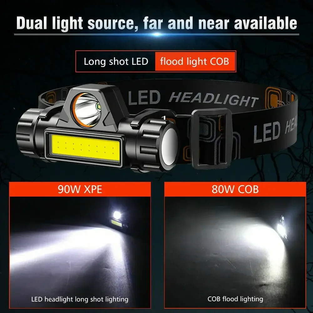 Lampu Kepala LED Super Terang, - Outdoor Hunting Lights ulasan dan harga