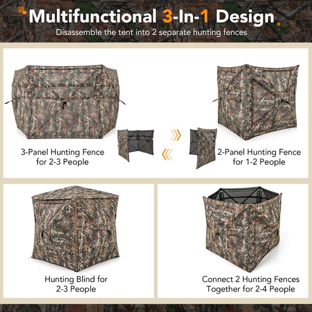 Tenda Berburu 5-in-1 yang Dapa - Outdoor Hunting Blinds ulasan dan harga
