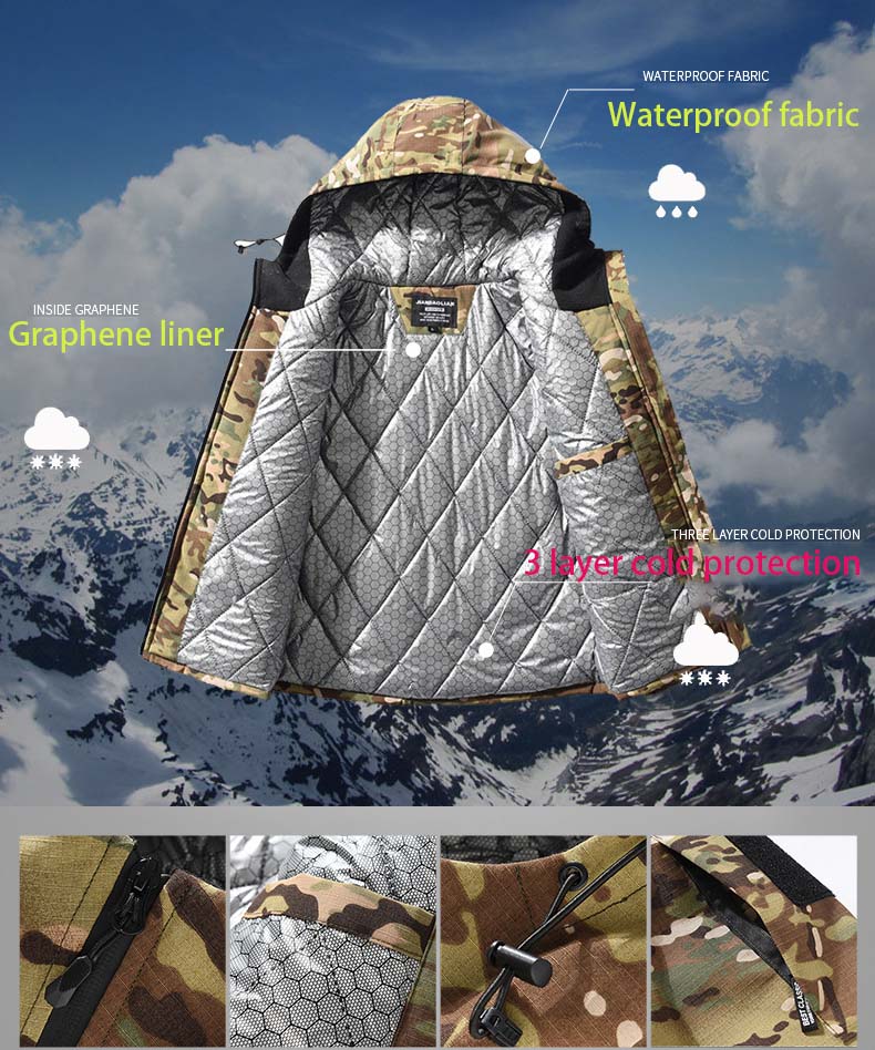 Jaket Parka Pria Taktis Musim  - Outdoor Hunting Coat ulasan dan harga