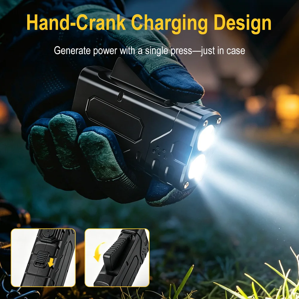 BORUIiT Senter LED EDC dengan  - Outdoor Hunting Lights ulasan dan harga