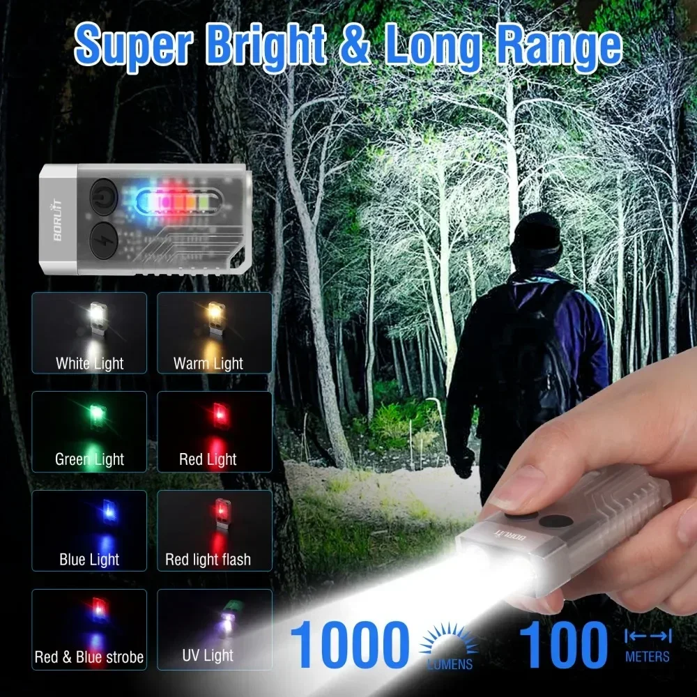 BORUiT V10 Gantungan Kunci Sen - Outdoor Hunting Lights ulasan dan harga