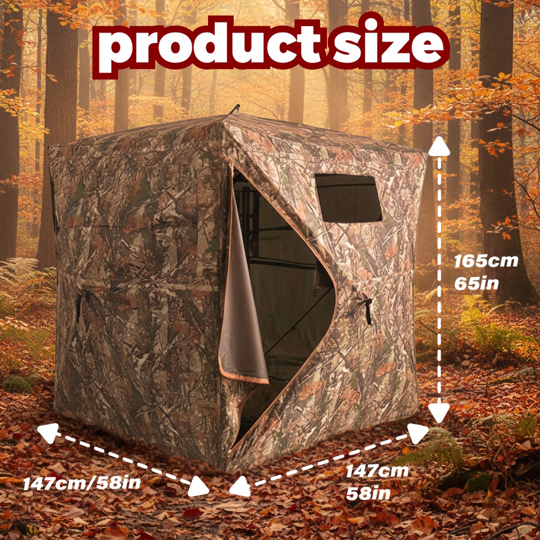 Tenda Berburu Pop-Up Kamuflase - Outdoor Hunting Blinds ulasan dan harga