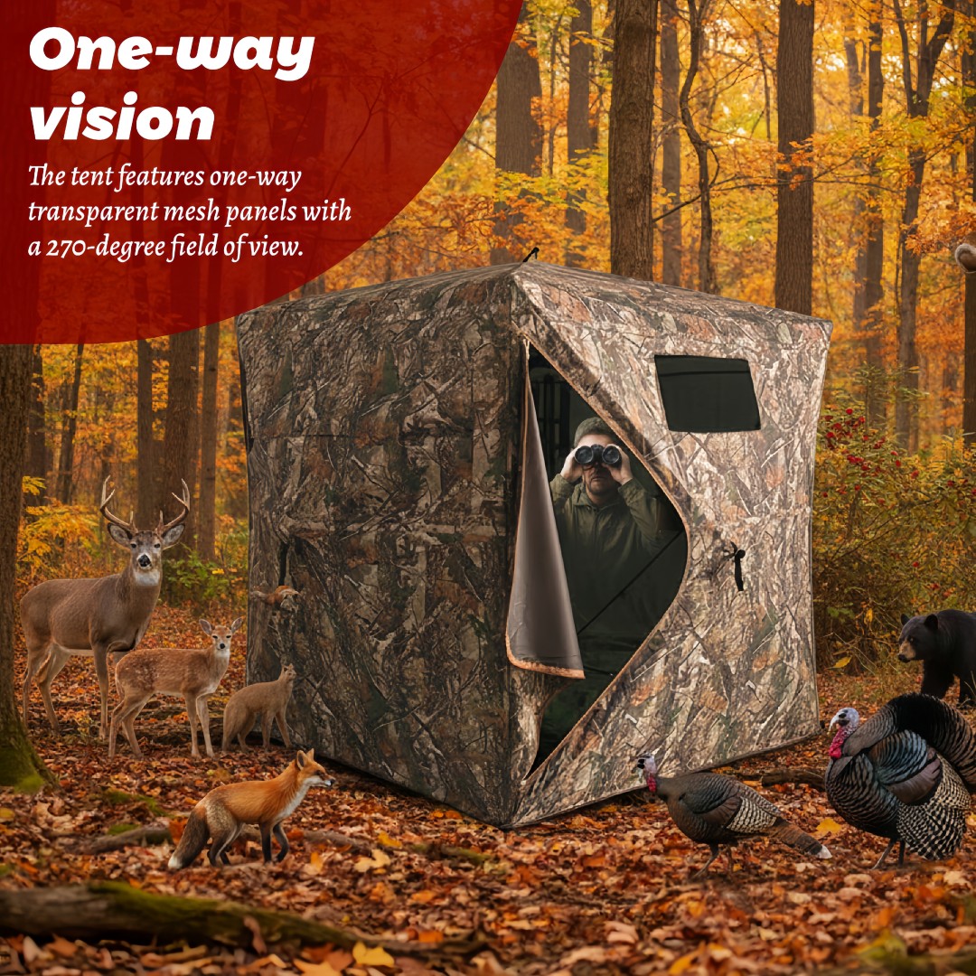 Tenda Berburu Pop-Up Kamuflase - Outdoor Hunting Blinds ulasan dan harga